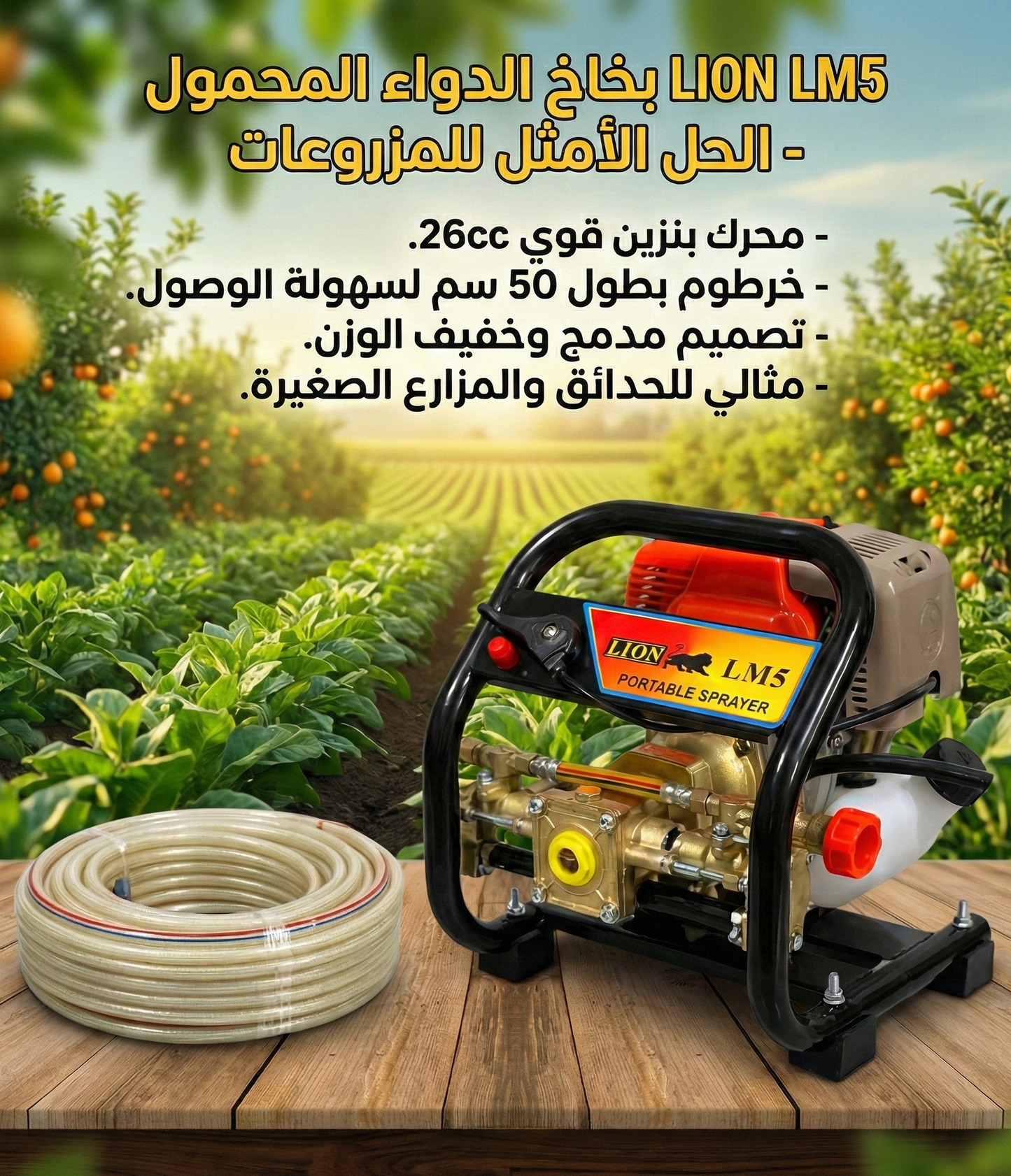 بخاخ الأدوية المحمول LION LM5