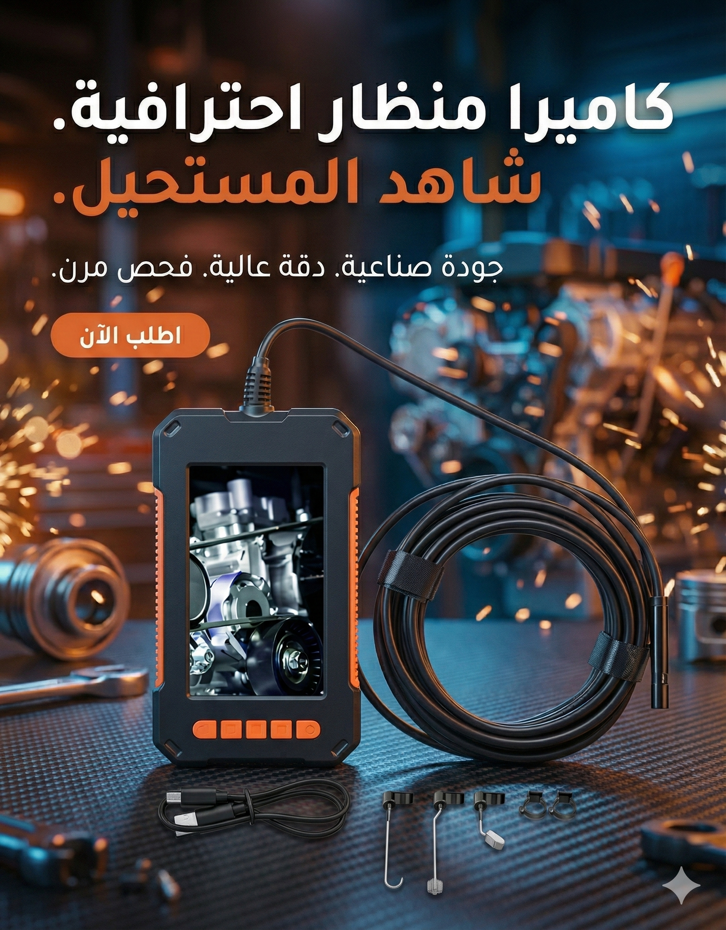 كاميرا فحص بدقة عالية للكشف عن الأعطال