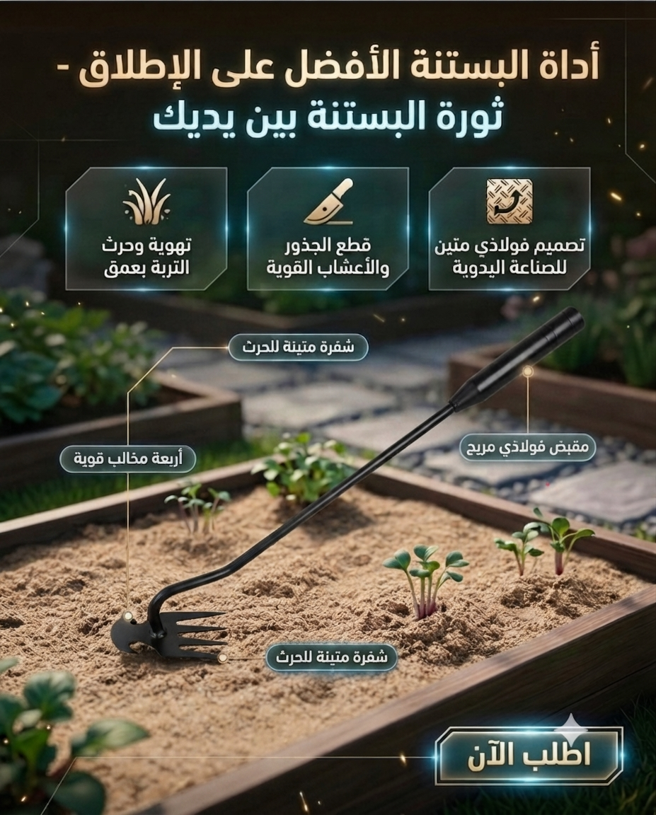 أداة البستنة لإزالة الأعشاب الضارة